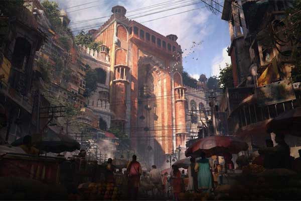 印度新德里城市楼房街道环境建筑3D模型资产(Blender,3DS MAX,FBX格式) Kitbash3D – New Delhi