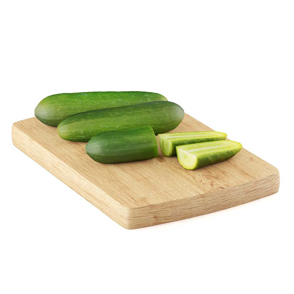 黄瓜模型切开黄瓜模型蔬菜3D模型(C4D,FBX)