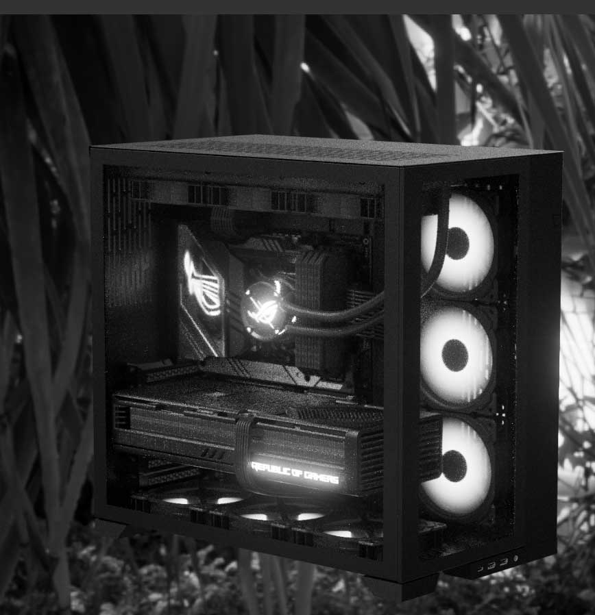 电脑主机模型电脑机箱3D模型(C4D,FBX)