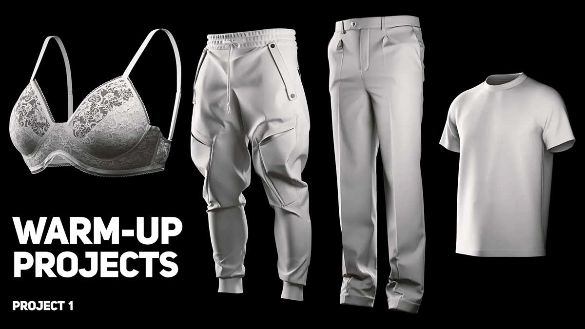 MD服装设计制作从入门到大师进阶教程(中英文字幕/中文配音) Flipped Normals – Marvelous Designer – Beginner to Advanced