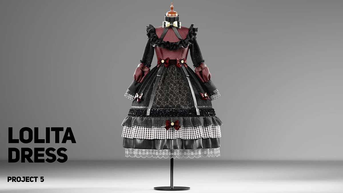 MD服装设计制作从入门到大师进阶教程(中英文字幕/中文配音) Flipped Normals – Marvelous Designer – Beginner to Advanced