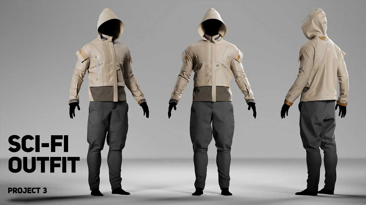 MD服装设计制作从入门到大师进阶教程(中英文字幕/中文配音) Flipped Normals – Marvelous Designer – Beginner to Advanced