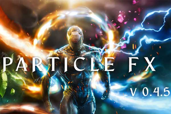 Blender火焰闪电火花灰尘花瓣树叶魔法特效资产预设 Omega Particle Fx V0.4.5