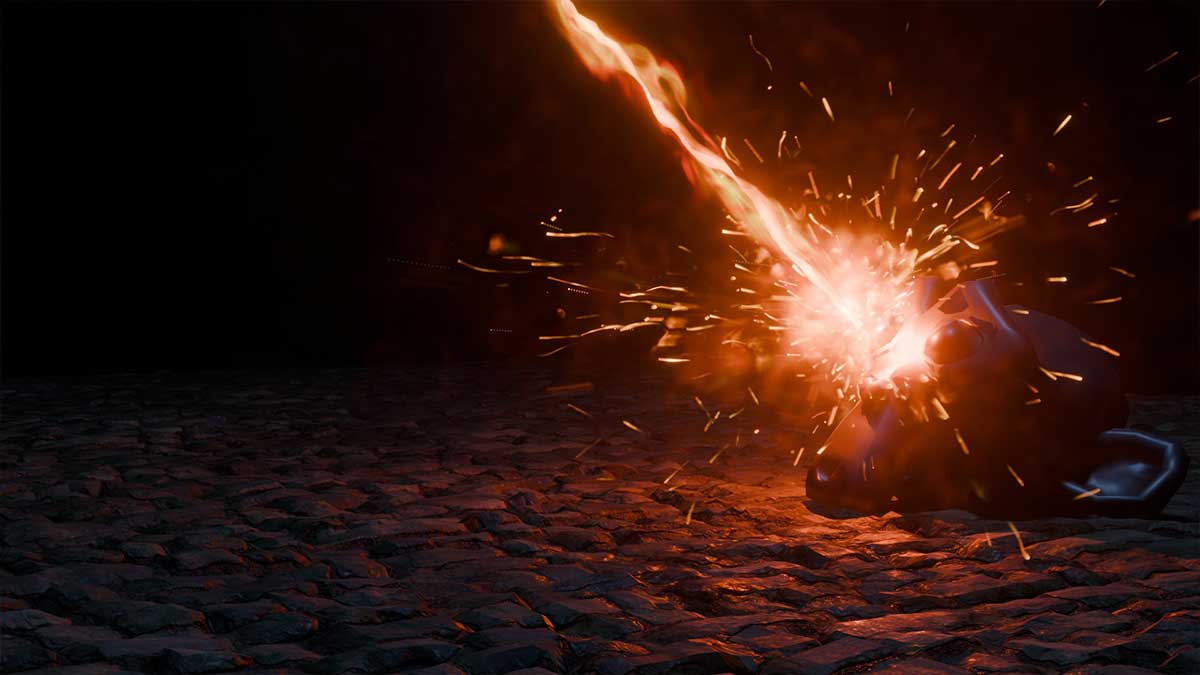 Blender火焰闪电火花灰尘花瓣树叶魔法特效资产预设 Omega Particle Fx V0.4.5