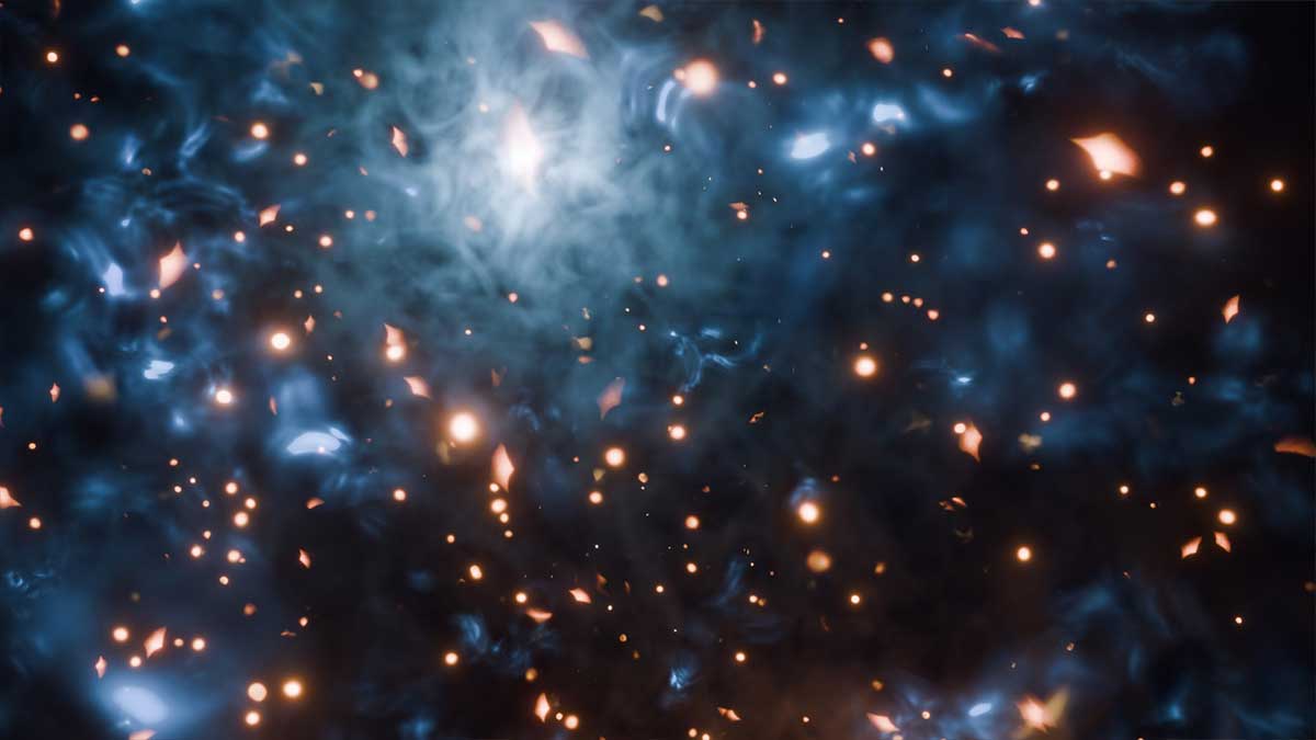 Blender火焰闪电火花灰尘花瓣树叶魔法特效资产预设 Omega Particle Fx V0.4.5