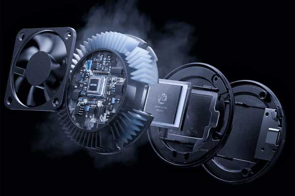 C4D散热器爆炸内部结构OC渲染工程散热器芯片3D模型下载