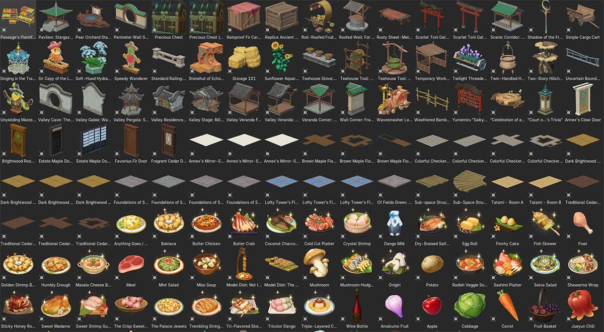 Blender原神建筑道具资源3D模型合集  Genshin Impact Blender Assets Collection - 2026 Update - 750+ Assets