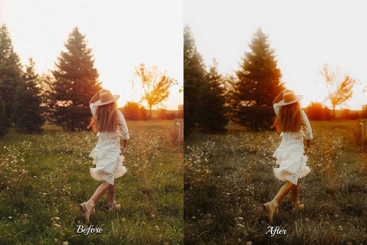 30个秋季视频电影生活方式和家庭视频的暖秋色彩分级季节性调色LUTS预设包