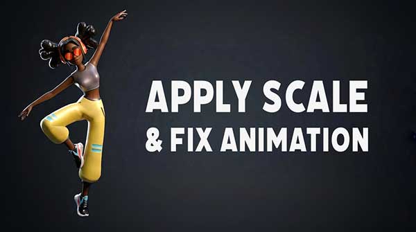 Blender角色动画骨骼缩放修复插件 Smart Apply Scale v1.5.1