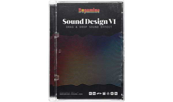 150+视频剪辑冲击声呼啸声动作感特效音效素材包 Dopamine Frame Sound Design Pack V1
