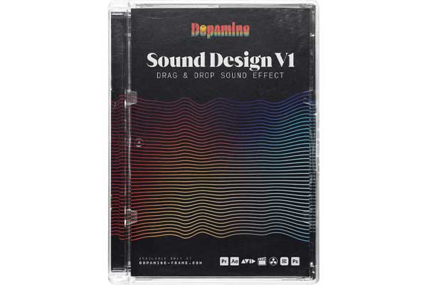 150+视频剪辑冲击声呼啸声动作感特效音效素材包 Dopamine Frame Sound Design Pack V1