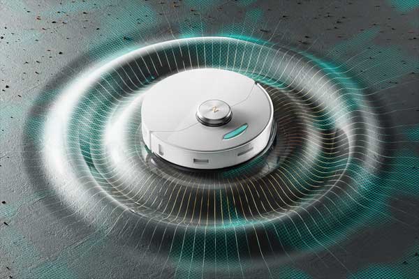 C4D扫地机器人波浪光线场景RS渲染工程扫地机器人C4D模型