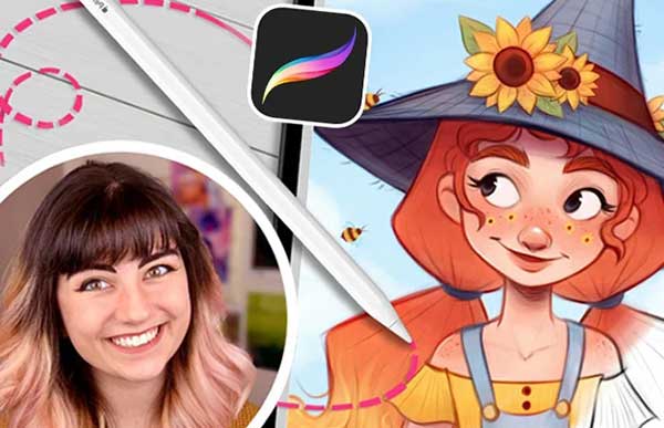 Procreate零基础玩转平板手绘数字绘画精通教程(中文字幕) 21 Days to Master Digital Drawing