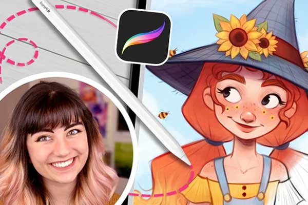 Procreate零基础玩转平板手绘数字绘画精通教程(中文字幕) 21 Days to Master Digital Drawing