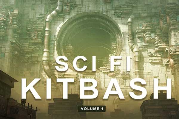 Blender80个科幻风格贫民窟建筑3D模型资产合集 Sci-Fi Kitbash – Volume 1