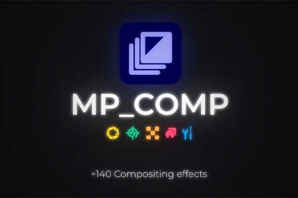 40+高质量实时特效合成调色Blender工具 MP_Comp v3.1.0