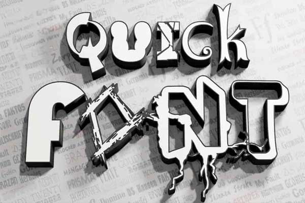 字体下载管理Blender插件 Quick Font Pro v1.3