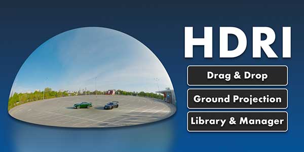 环境布光HDRI管理Blender插件 Alt Tab Easy Hdri V1.1