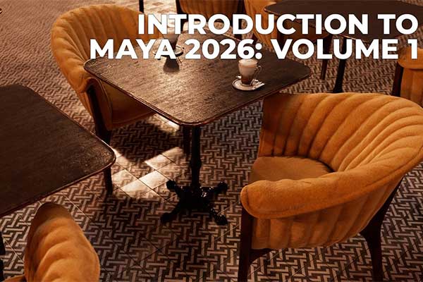 三套Maya2026基础入门建模贴图灯光动画渲染全流程视频教程(中英文字幕) The Gnomon Workshop – Introduction to Maya 2026: Volume 1-3