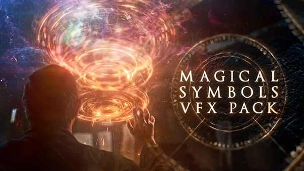 82个4K科幻魔法印记护盾战斗火花特效动画视频素材 Triune Digital – Magical Symbols VFX Pack