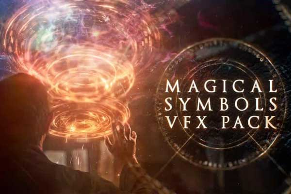 82个4K科幻魔法印记护盾战斗火花特效动画视频素材 Triune Digital – Magical Symbols VFX Pack