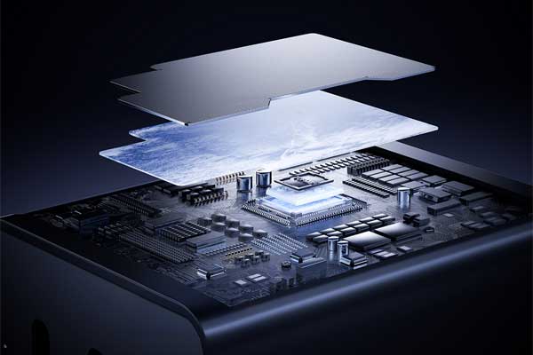 C4D芯片内部结构渲染工程芯片电子元件C4D模型