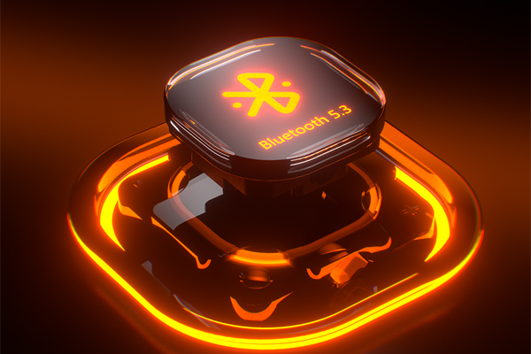 C4D橙色蓝牙芯片OC渲染工程芯片C4D模型