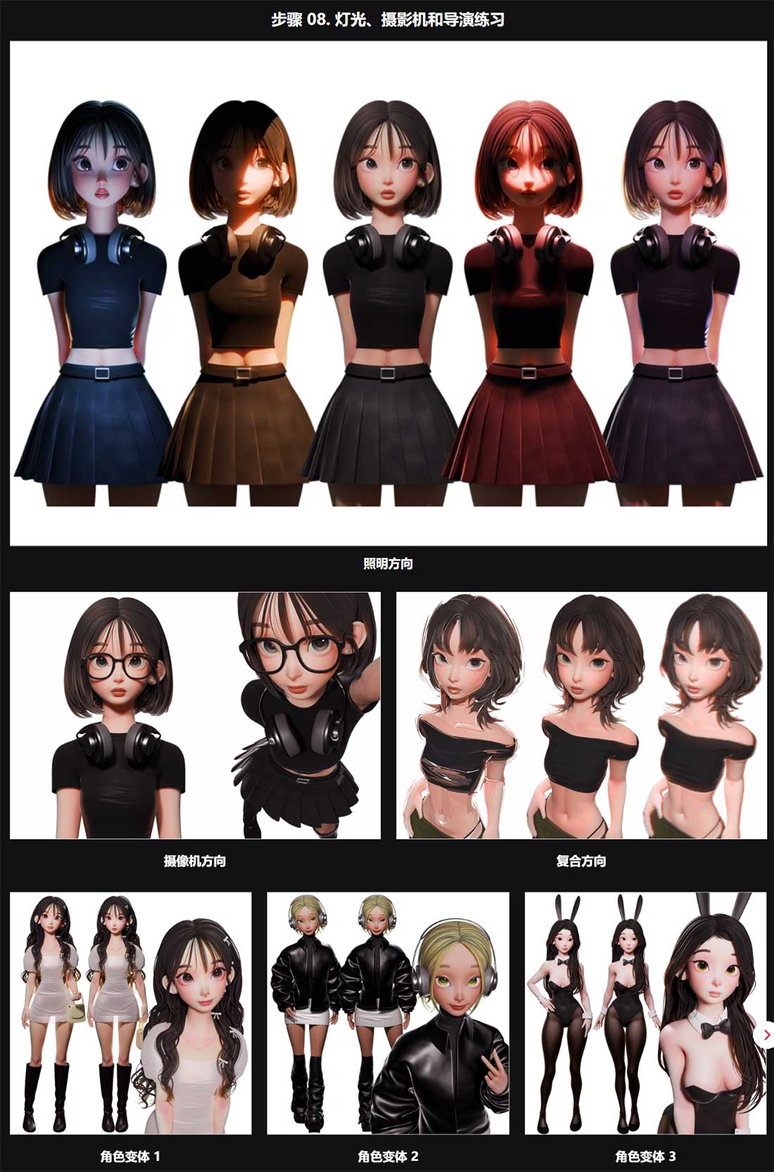 Blender风格化3D角色造型建模贴图绑定动画渲染视频教程附160个实用案例(中文配音/中文字幕) Coloso-Blender 3D Character Styling and Direction with 160 Practical Examples