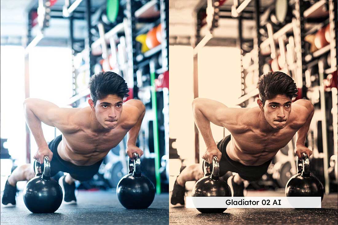 健身运动摄影调色LUTS+LR预设包 20 Spartacus Lightroom Presets and LUTs