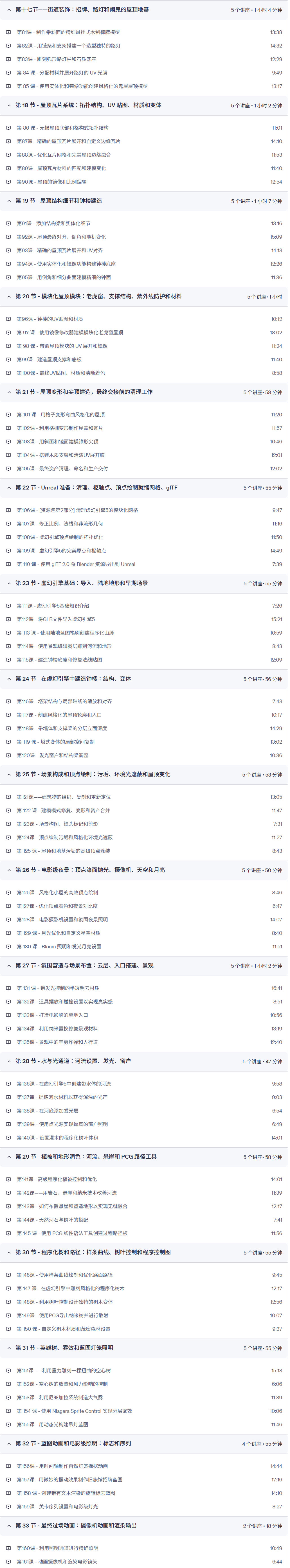 Blender5+UE5.7制作电影级幽灵鬼街大型游戏恐怖建筑场景视频教程(中英字幕)  Blender 5 & UE5.7: Stylized Haunted Street Kit