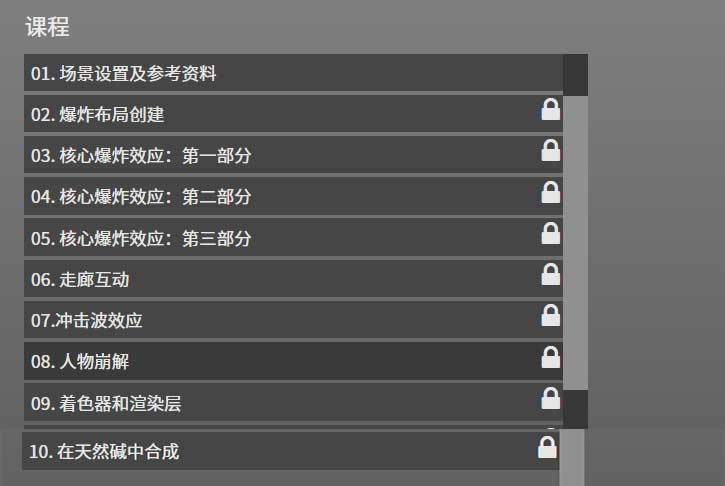 Houdini科幻环境电流能量冲击消散视觉特效教程(中英文字幕) The Gnomon Workshop – Creating Sci-Fi Electrical FX in Houdini
