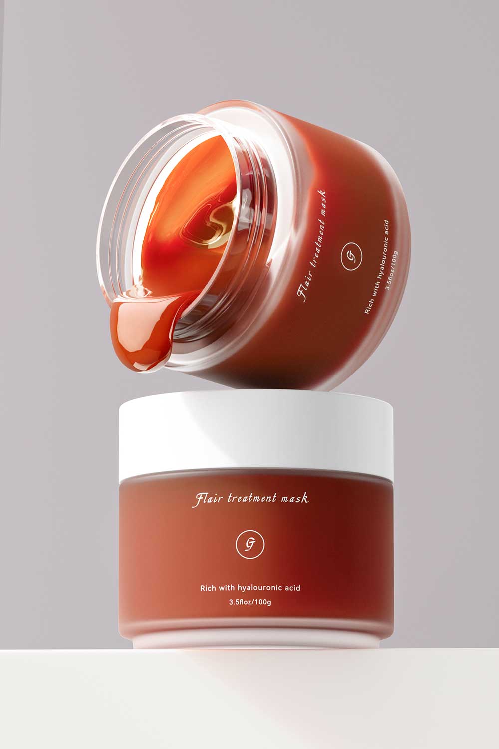 C4D膏体面霜化妆品产品RS渲染工程化妆品C4D模型下载