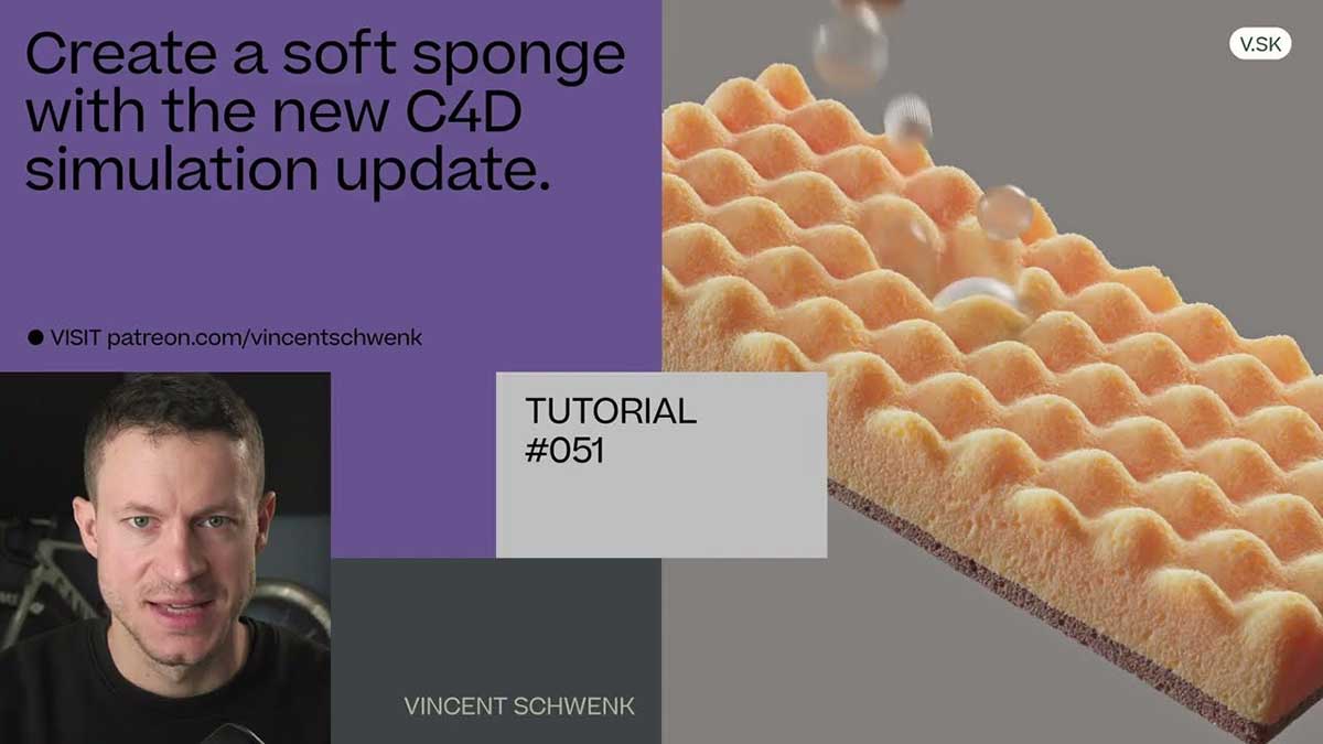 C4D动态图形视觉特效教程合集(中文字幕) Vincent Schwenk Patreon C4D Motion Graphic