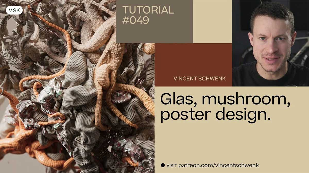 C4D动态图形视觉特效教程合集(中文字幕) Vincent Schwenk Patreon C4D Motion Graphic