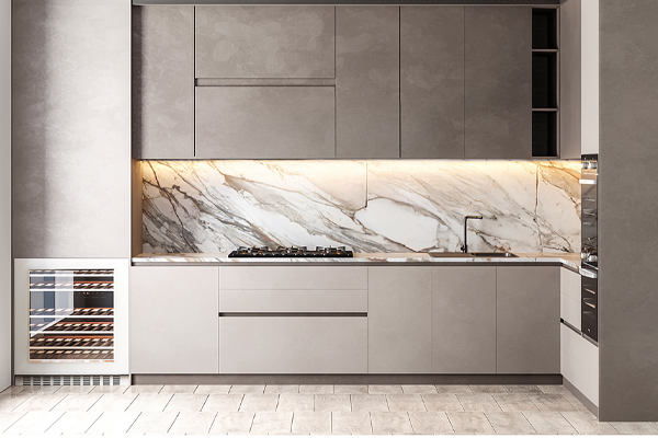 开放式厨房模型厨房家具3D模型下载(C4D,Blender,FBX)