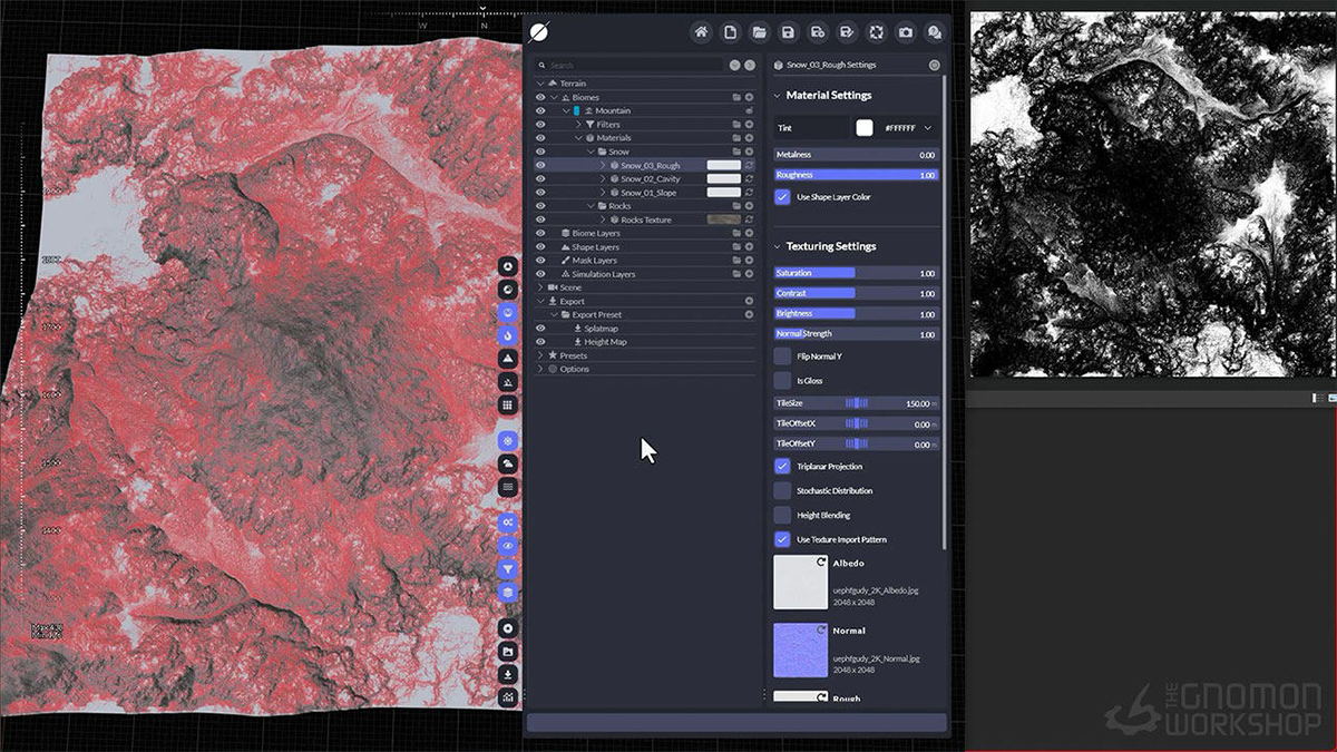 Blender/World Creator真实的3D自然山地雪山地形环境视频教程(中文字幕) The Gnomon Workshop – Creating Photorealistic 3D Environments
