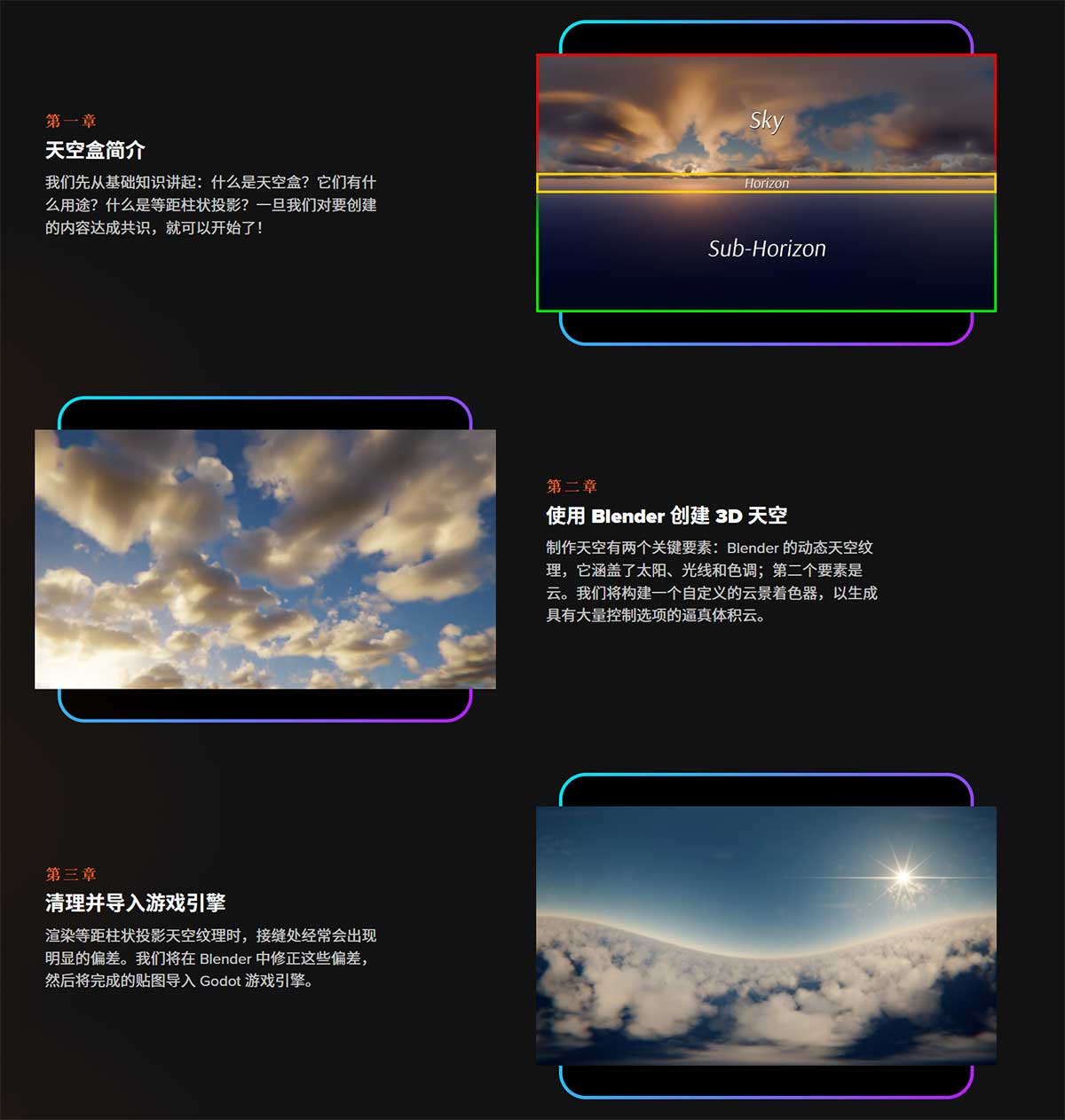 Blender天空盒与环境天空制作视频教程(中英文字幕) Skies: Creating Skyboxes With Blender