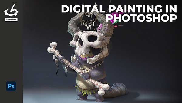 PS基础入门数字绘画训练视频教程(中文字幕) The Gnomon Workshop – Digital Painting in Photoshop