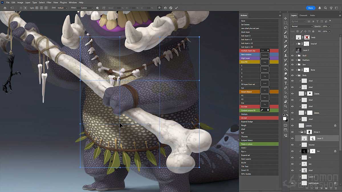 PS基础入门数字绘画训练视频教程(中文字幕) The Gnomon Workshop – Digital Painting in Photoshop