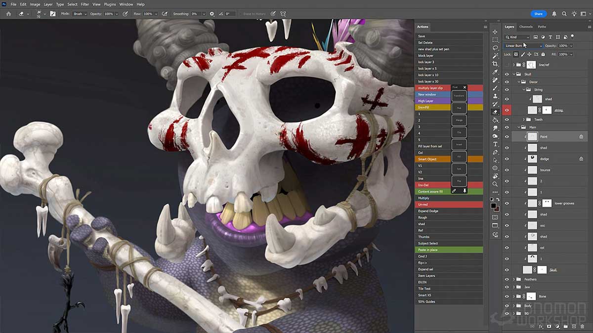 PS基础入门数字绘画训练视频教程(中文字幕) The Gnomon Workshop – Digital Painting in Photoshop