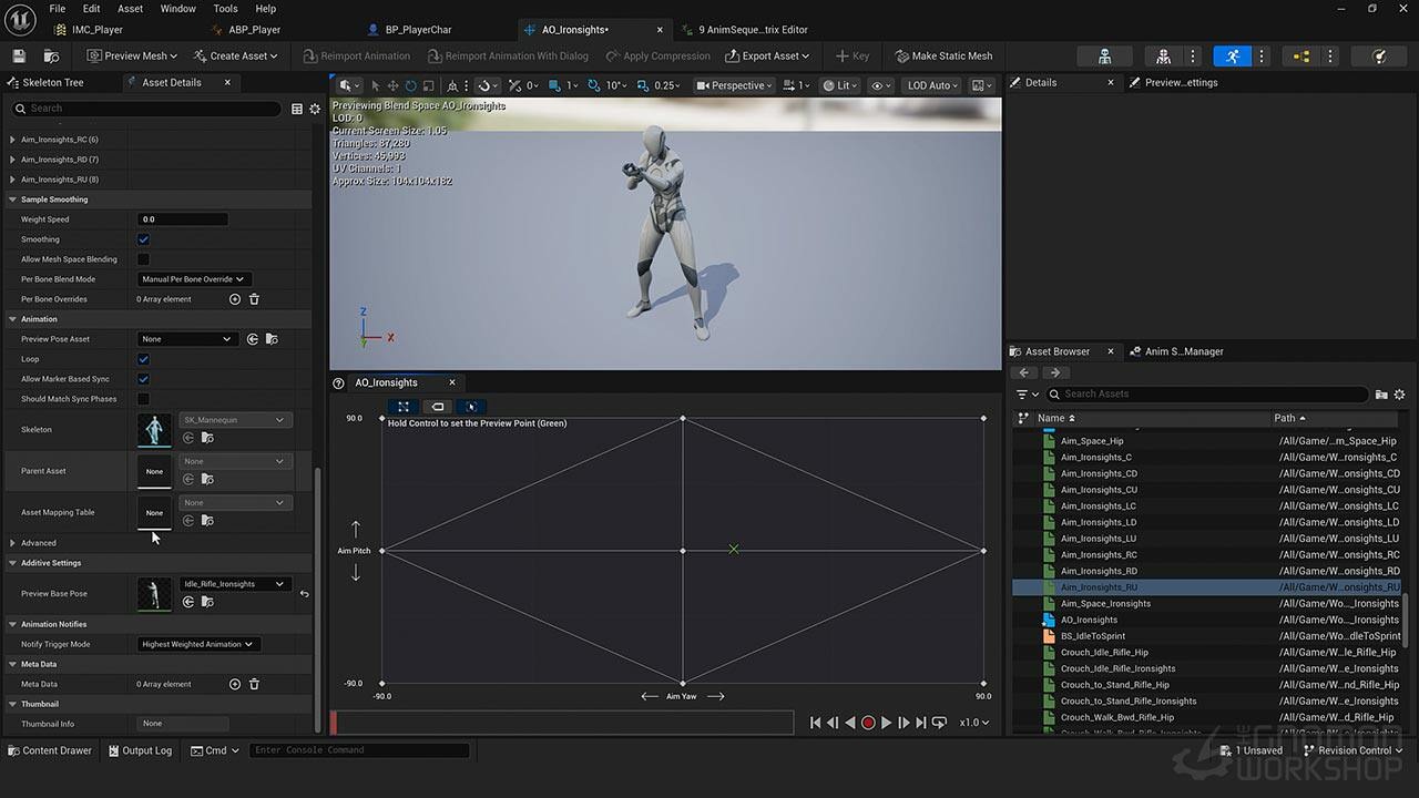 UE5虚幻引擎游戏角色动画系统全流程入门教程(中文字幕) Introduction to Technical Animation for Games using Unreal Engine