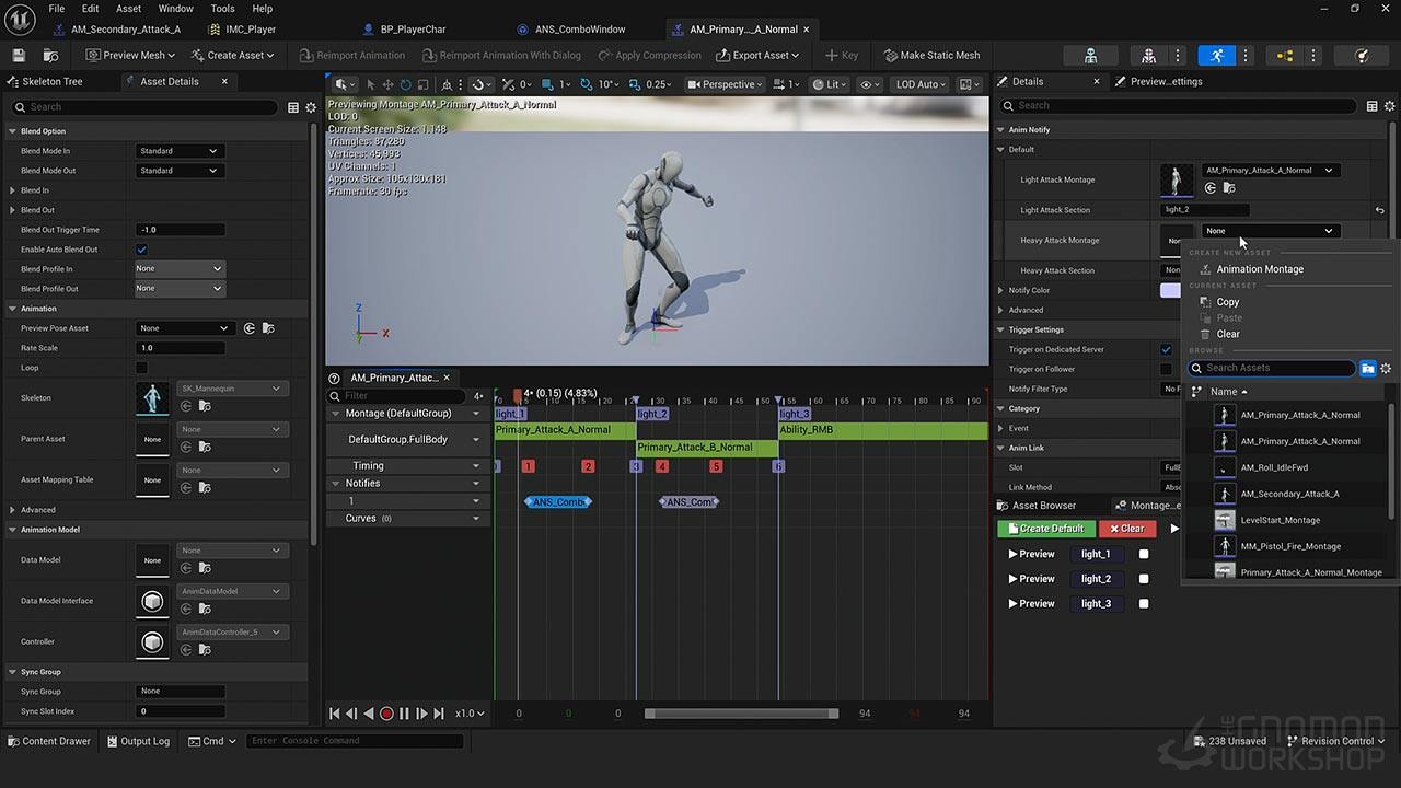 UE5虚幻引擎游戏角色动画系统全流程入门教程(中文字幕) Introduction to Technical Animation for Games using Unreal Engine