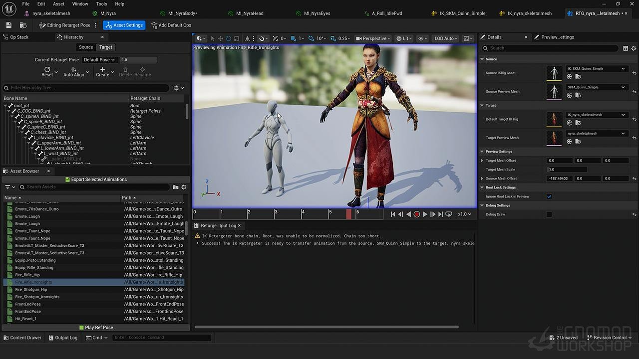 UE5虚幻引擎游戏角色动画系统全流程入门教程(中文字幕) Introduction to Technical Animation for Games using Unreal Engine
