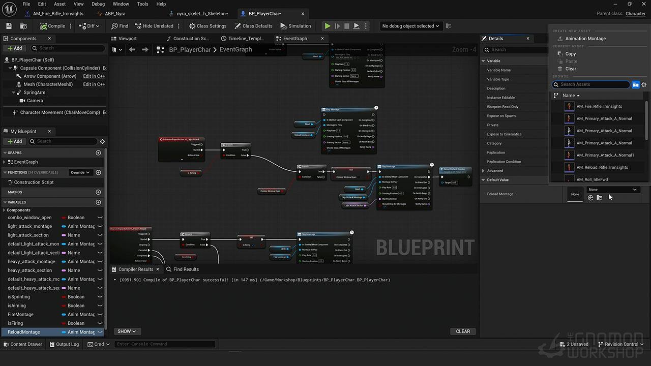 UE5虚幻引擎游戏角色动画系统全流程入门教程(中文字幕) Introduction to Technical Animation for Games using Unreal Engine