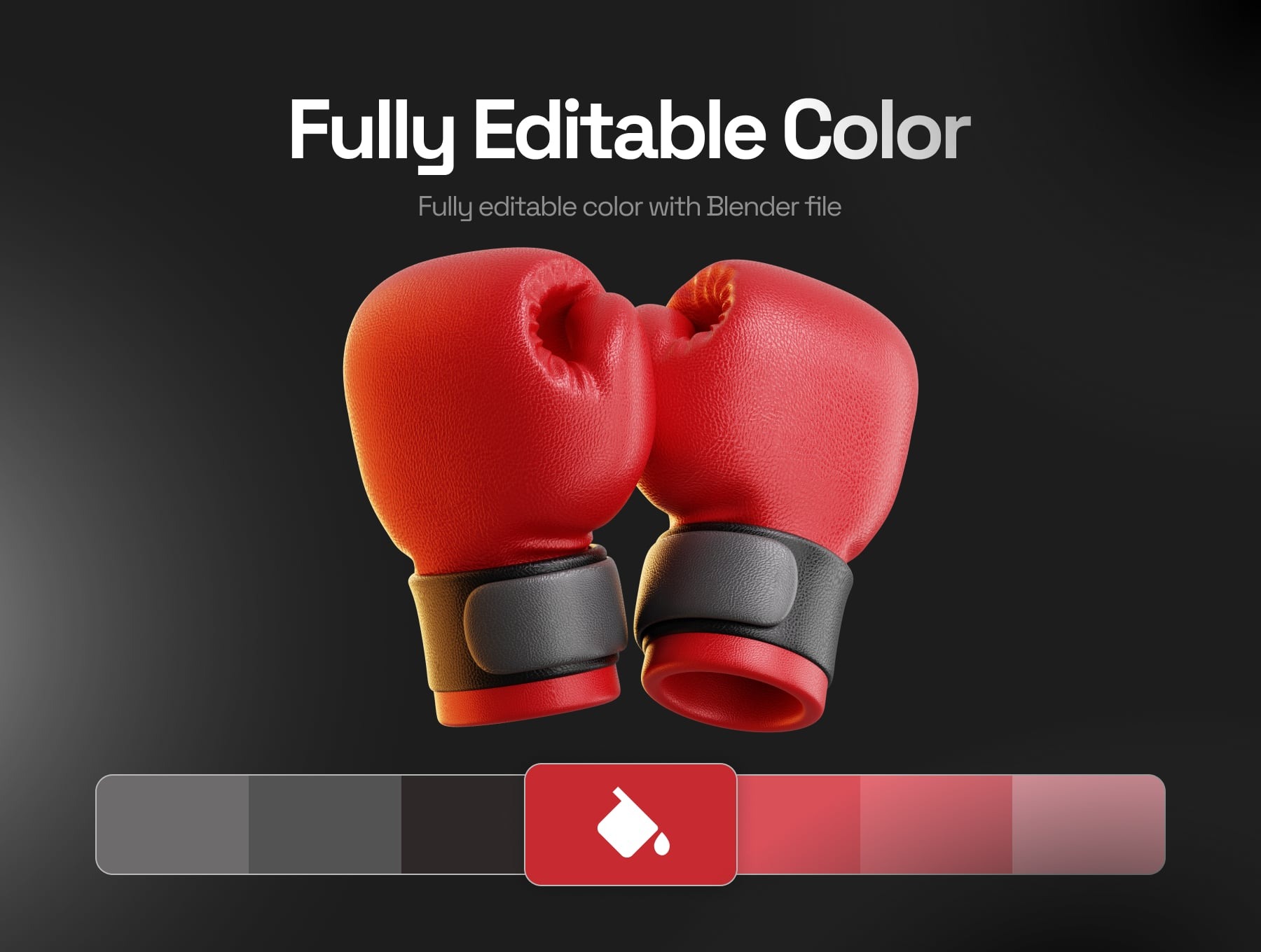 20个Blender体育运动主题3D图标模型素材下载(Blender,PNG) Sports 3D Icon Set