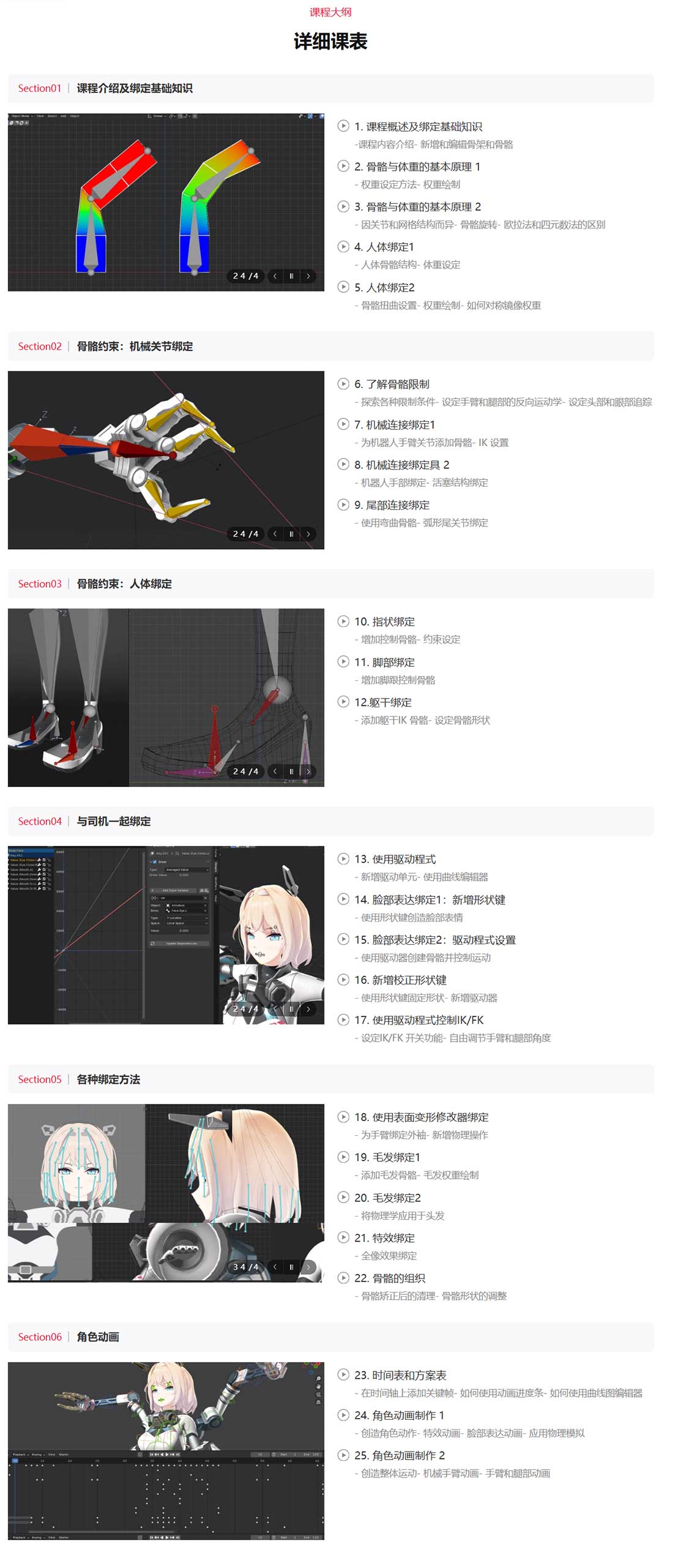 Blender角色绑定从基础骨骼创建与权重绘制进阶教程(中文字幕) A Guide to Blender Rigging That Determines a Character’s Expressiveness