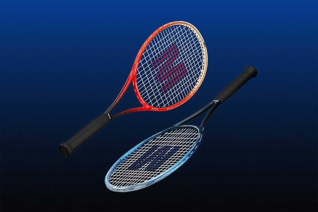 4个高质量vi设计展示网球拍样机PSD素材 Tennis Racket Mockup