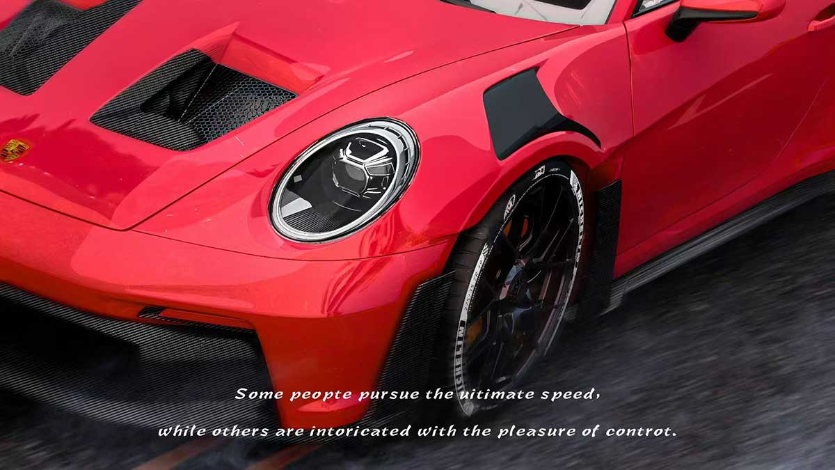 C4D法拉利跑车Arnold渲染工程法拉利跑车C4D模型下载