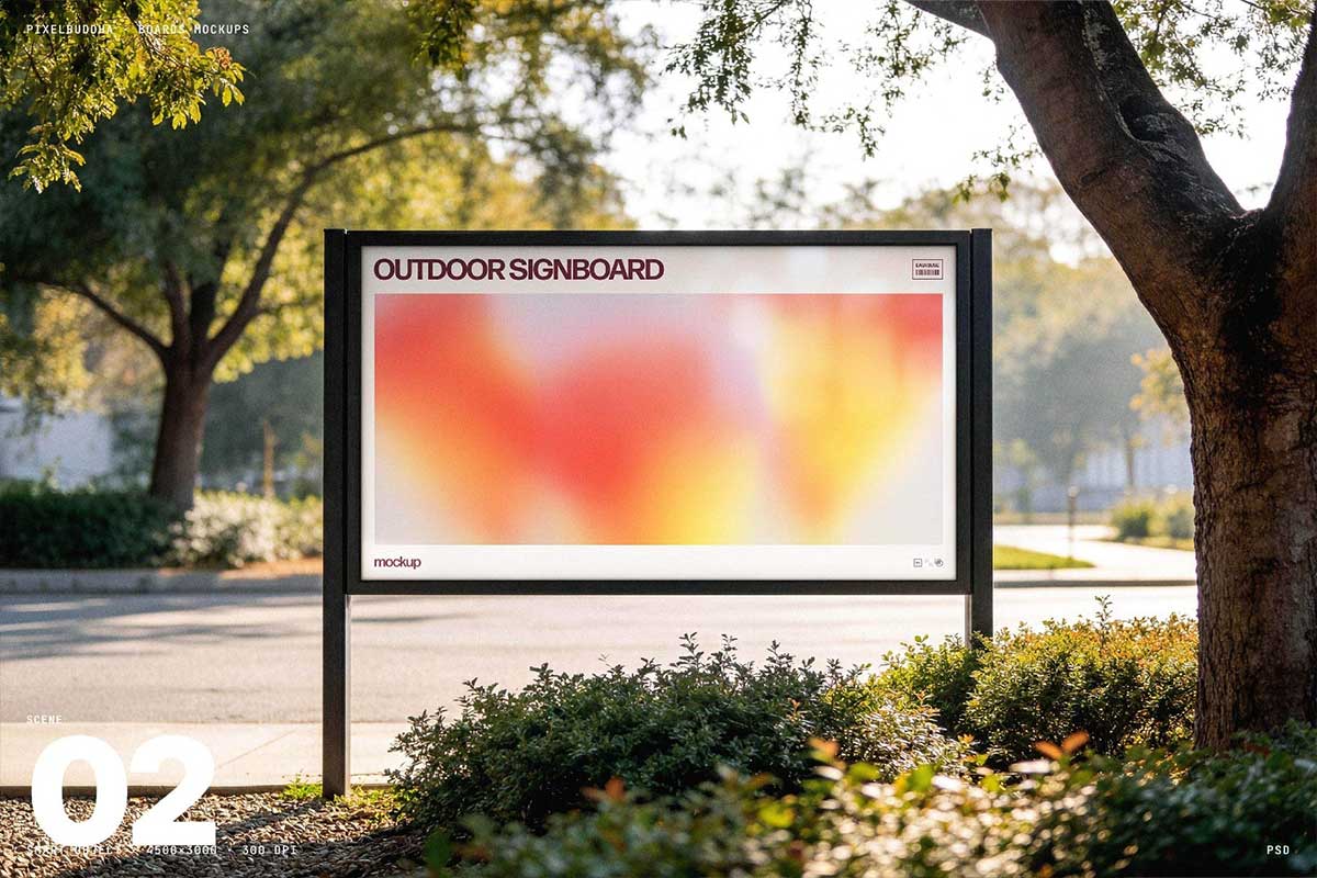 6组国外城市地铁车载灯箱广告牌样机PSD素材 City Billboard Mockups