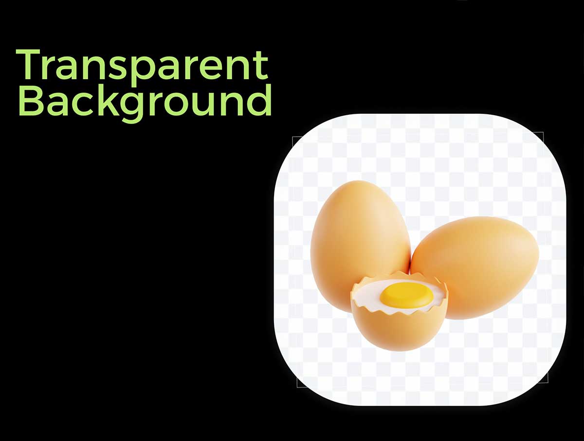 20个Blender卡通食物蔬菜图标3D模型素材下载(Blender,PNG) 20 Perfect 3D Ingredient Icon